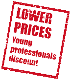 Lower Prices: Young Professionals Discount