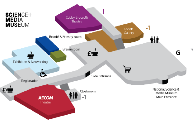 Floorplan of National Science and Media Museum + Alhambra Bradford