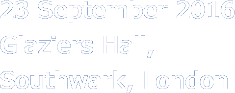 23 September 2016  Glaziers Hall,  Southwark, London