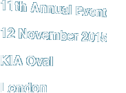 12 November 2015, Kia Oval, London